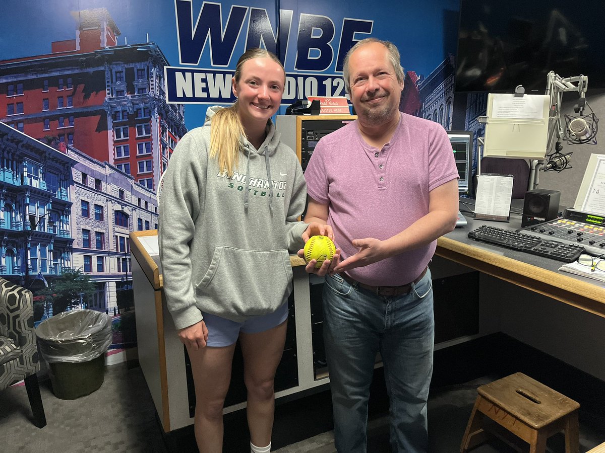 Thanks to @BinghamtonNow of @NewsRadio1290 for having Allison L’Amoreaux on his show today to talk about the recent season and about her growing up in the Binghamton! #AESB