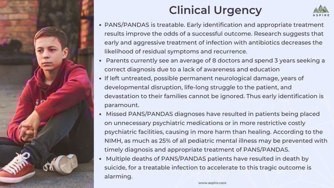 This is why @PANSPANDASUK & families fight so hard 2 bring change!Situation around #Pans #Pandas in UK has left children suffering unnecessarily.Delay in diagnosis can often=exacerbation of symptoms & sometimes irreparable damage!Hopefully change is now on the way #PansPandasHour