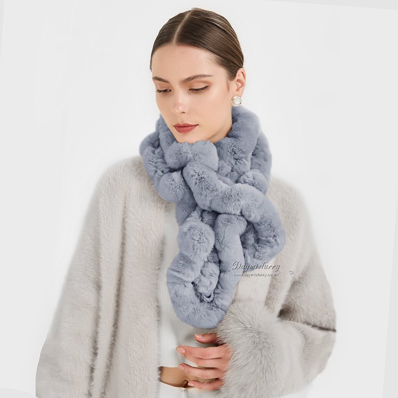 Pamper yourself or someone special with soft rex rabbit fur scarf. #ootd #fur #accessories #fashionscarf #fashionaccessories #scarf #furscarf #womenswear #womenfashion #womenstyle #ladyfashion #ladystyle #outfits #outwear #girlsfashion #girlstyle #giftforher #boutique