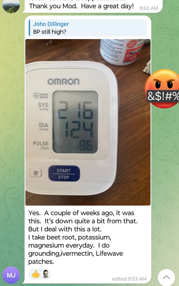 Holy shit that's #bloodpressure crisis. They should be in the ER.

Stop taking advice from #philgodlewski and #lifewave patches. #x39
