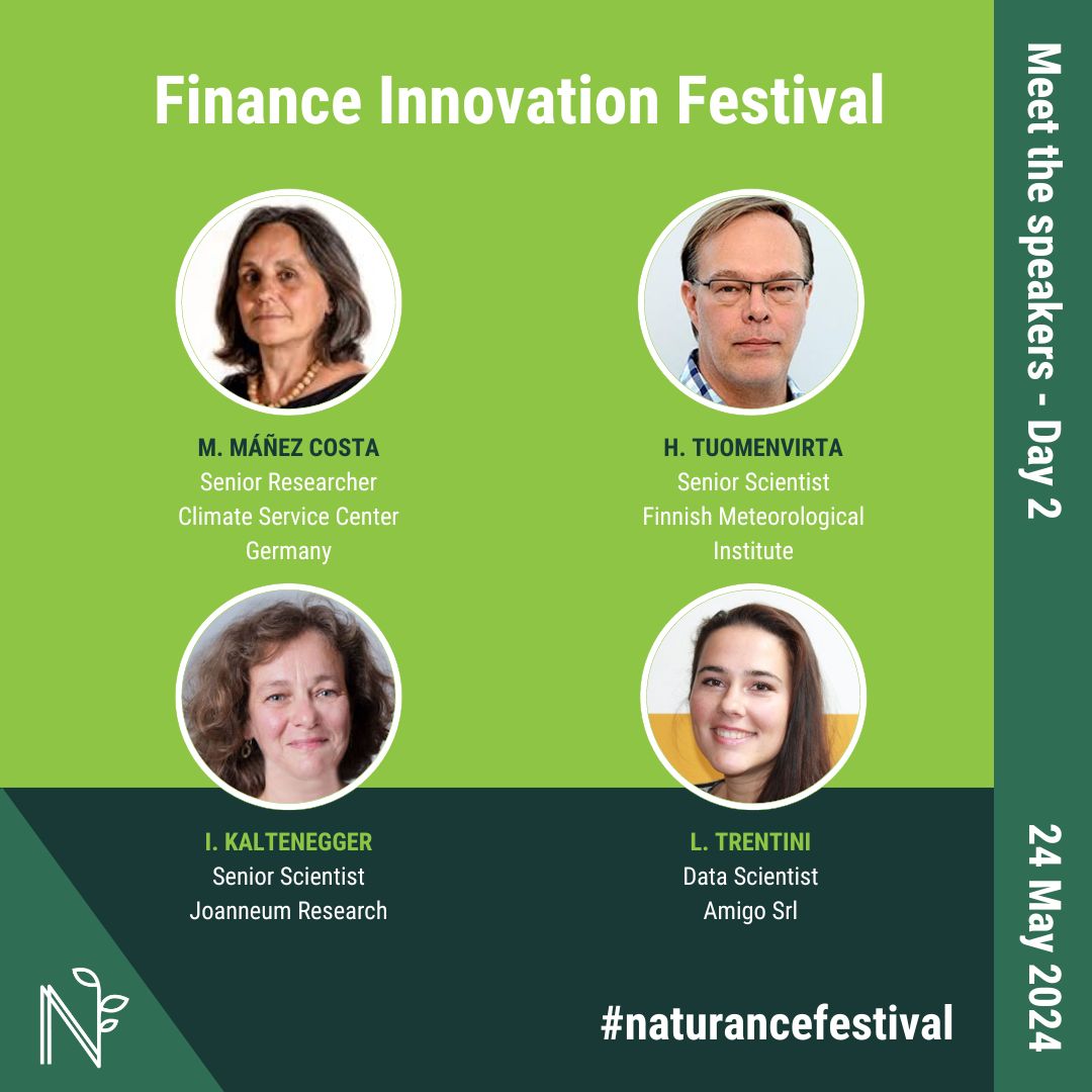 ⏱ Tick-tock, only a week left to the #Finance Innovation #Festival. Will you be joining us?

🖥 Registration for in-person attendance is closed but you can sign-up for selected online keynotes! cmcc-it.zoom.us/webinar/regist…

#naturancefestival #insurance #naturebasedsolutions
