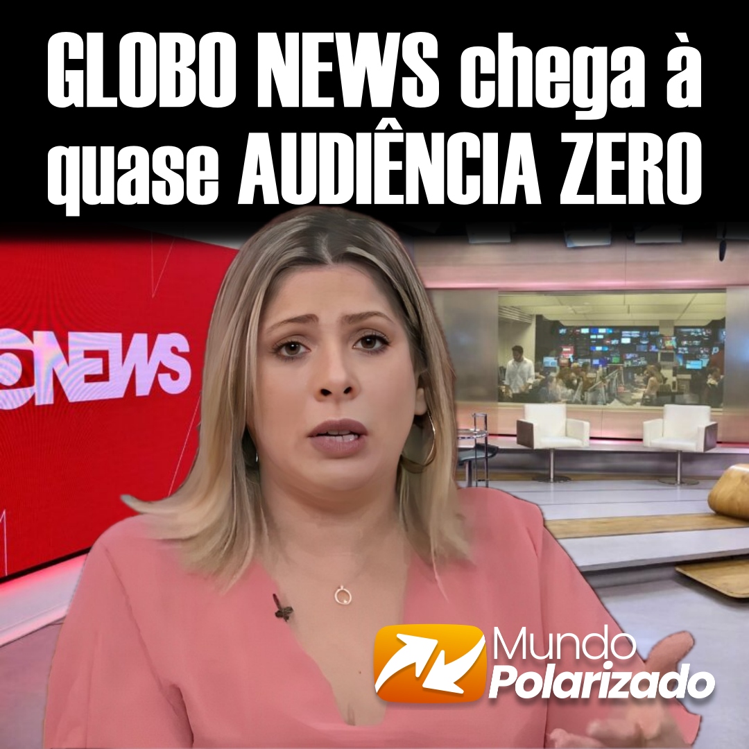 Globo News chega quase a AUDIÊNCIA ZERO Assista o vídeo: youtube.com/live/YFuWRRTZh…