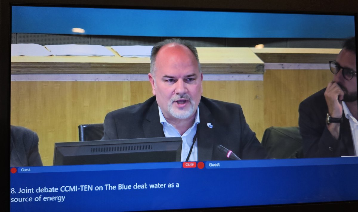 #EUBlueDeal addresses #water as a cross-cutting issue which concerns all industries and economic sectors, said Péter Olajos during today's debate at @EESC_TEN, highlighting the need for more data on 💧to support better decision making in 🇪🇺.