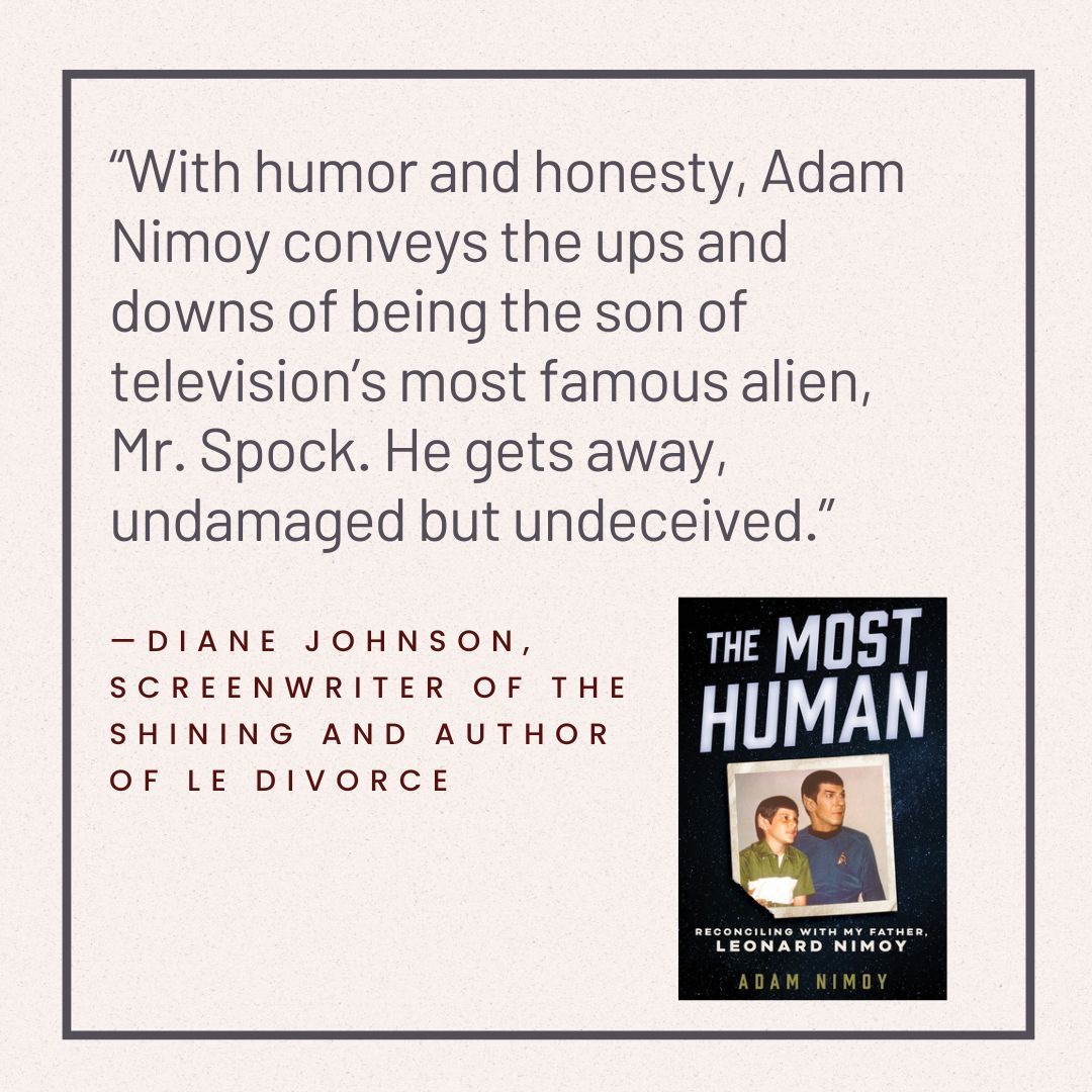 Thank you Diane Johnson for your kind words about THE MOST HUMAN, which hits the shelves in less than 3 weeks!