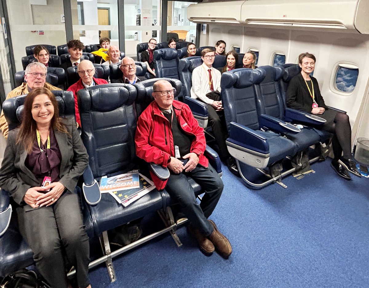 Yesterday we spend the morning with Travel and Tourism students and lecturers at @hughbaird, with the students giving a fantastic presentation with ideas to help develop our airport tours, as well as showcasing some of the amazing work the college does to prepare students for a