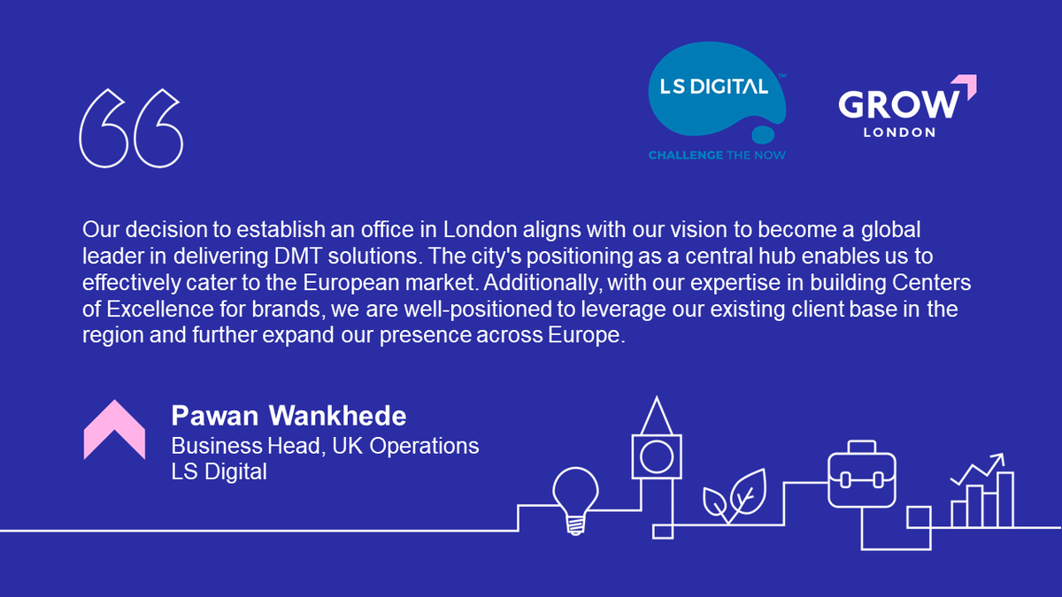 Grow London (@growldnbusiness) on Twitter photo London’s reputation as a central growth hub, and its position as a connector between the UK and wider European markets, make it a prime destination for companies like <a href="/LSdigitalGroup/">LS Digital</a> 🚀
The digital marketing agency has just set up a London presence in partnership with London’s reputation as a central growth hub, and its position as a connector between the UK and wider European markets, make it a prime destination for companies like <a href="/LSdigitalGroup/">LS Digital</a> 🚀
The digital marketing agency has just set up a London presence in partnership with