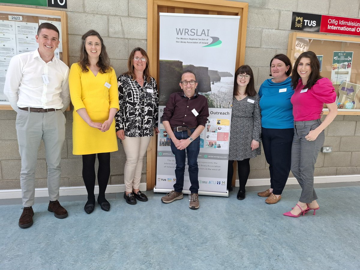 LAI - Western Regional Section (@wrs_lai) on Twitter photo A rare sighting of the <a href="/WRS_LAI/">LAI - Western Regional Section</a> committee all together 🥳 Thank you to the Munster Regional Section as our co-hosts, <a href="/TUS_LibraryMW/">TUS Library Midwest</a> for having us, our wonderful speakers and to all our delegates who joined us today. Wishing everyone a safe journey home! #RegionalLAI24 A rare sighting of the <a href="/WRS_LAI/">LAI - Western Regional Section</a> committee all together 🥳 Thank you to the Munster Regional Section as our co-hosts, <a href="/TUS_LibraryMW/">TUS Library Midwest</a> for having us, our wonderful speakers and to all our delegates who joined us today. Wishing everyone a safe journey home! #RegionalLAI24