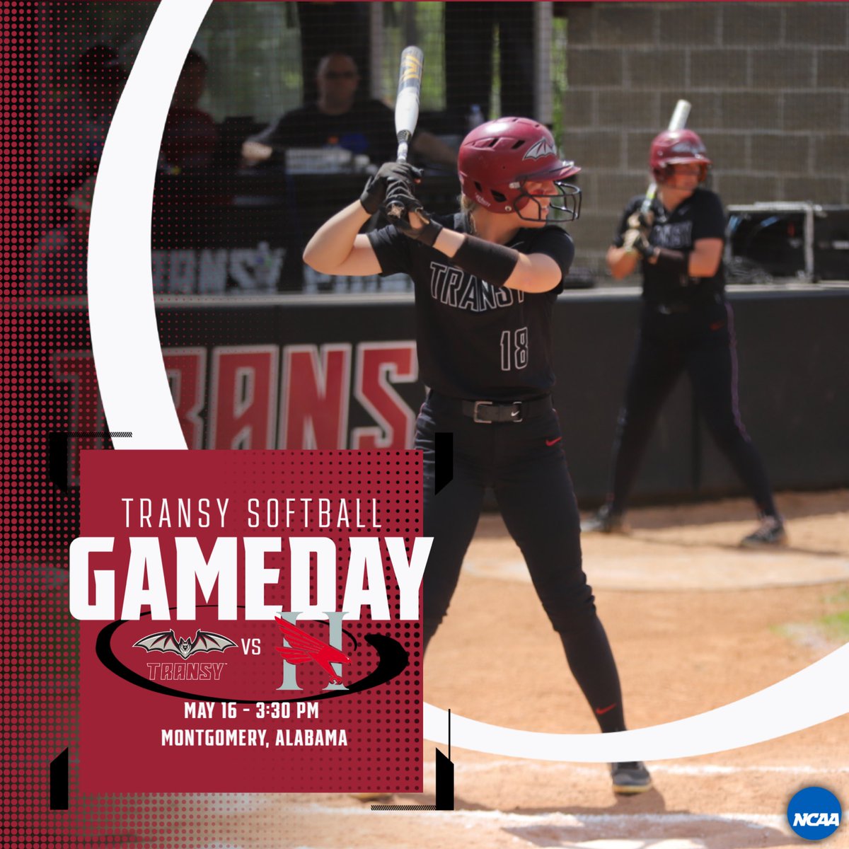 Transy Softball kicks off the NCAA Softball tournament today! They’ll play the regional host Huntingdon College in game ✌️ of the Huntingdon Regional in Montgomery, Alabama! 📺 tinyurl.com/3z3kdfc6 📊 tinyurl.com/y86zj9xd #FlyPios🦇