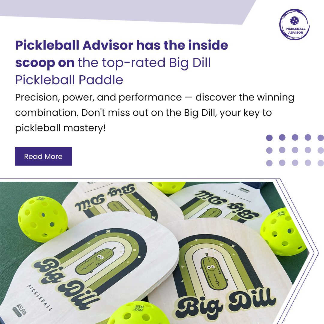 Experience top-notch #performance and eye-catching #design with the #BigDill #Pickleball #Paddle! Perfect for #players of all #levels, offering #great #control and #comfort.

For more details, you can #read the #full #review bit.ly/48bb5oz