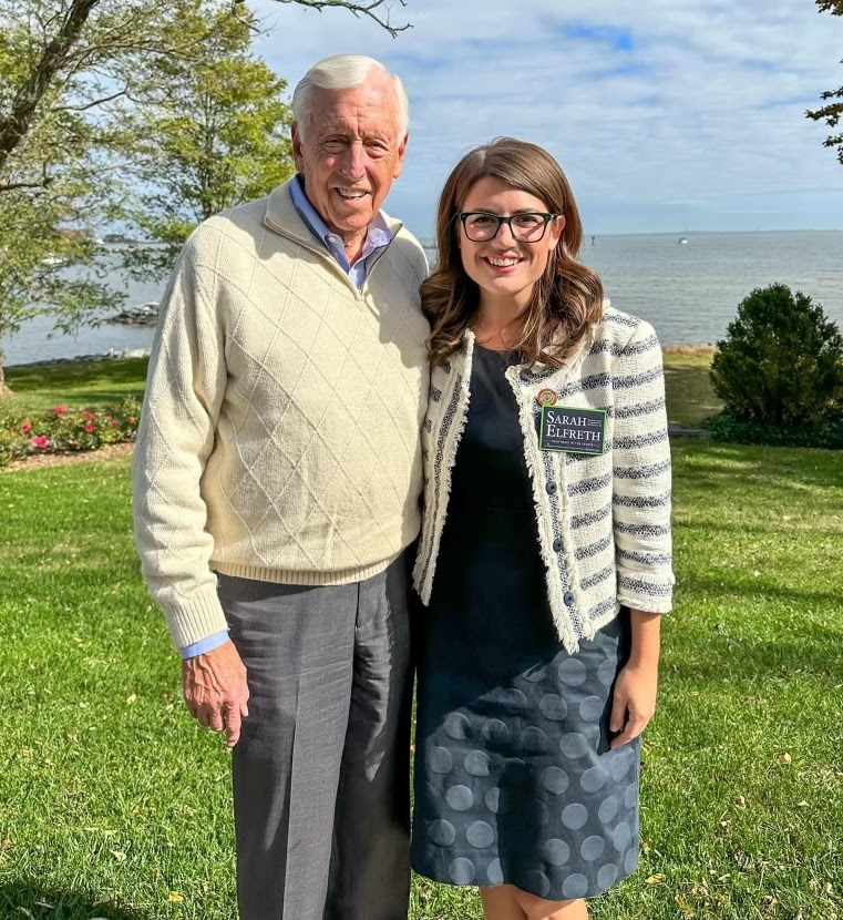 Congratulations @SarahForMD on being elected as the Democratic nominee for #MD03!

Whether addressing gun violence, reproductive freedom, or protecting the environment - I know Sarah will be an effective legislator and fight for the issues that matter most to Marylanders.