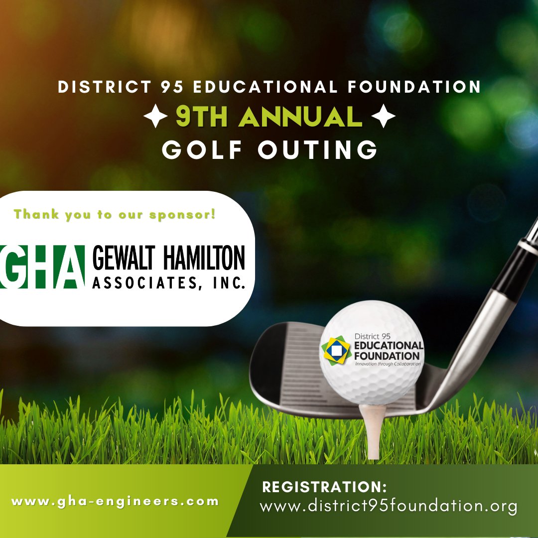 Thank you to Gewalt Hamilton Associates, Inc. for being a Tournament Sponsor! GHA is a full-service civil engineering firm that is committed to providing a personal approach in service to Municipal, Township, County and State organizations as well as private sector clients.