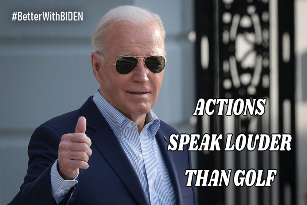Joe has proven over & over that he's more than capable of governing... the most effective and productive president in modern history... even while Congress is filled with slimy MAGAts.

#BetterWithBiden #VoteBLUE #VoteBIDEN #BuildBackBetter #BidenHarris2024 #Biden2024 #4MoreYears