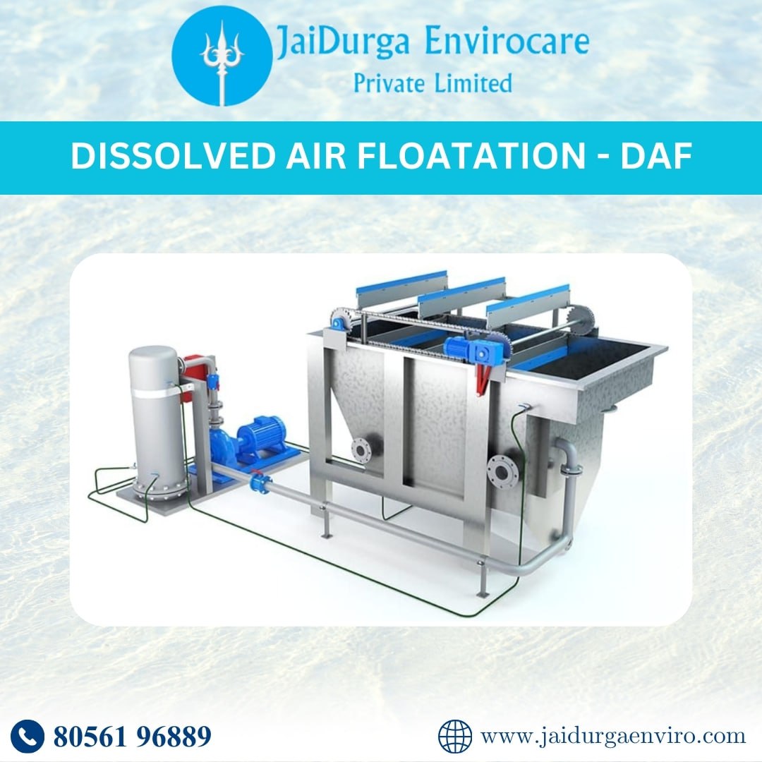 🌊✨ Revolutionizing water treatment with #JaiDurgaEnviroCare #DissolvedAirFlotation (DAF)! 🌊✨ Say goodbye to pollutants and welcome pure water! 💧✨ Join us in the journey towards a cleaner, greener future! 🚀

📞 Contact Us : +91 9042758646