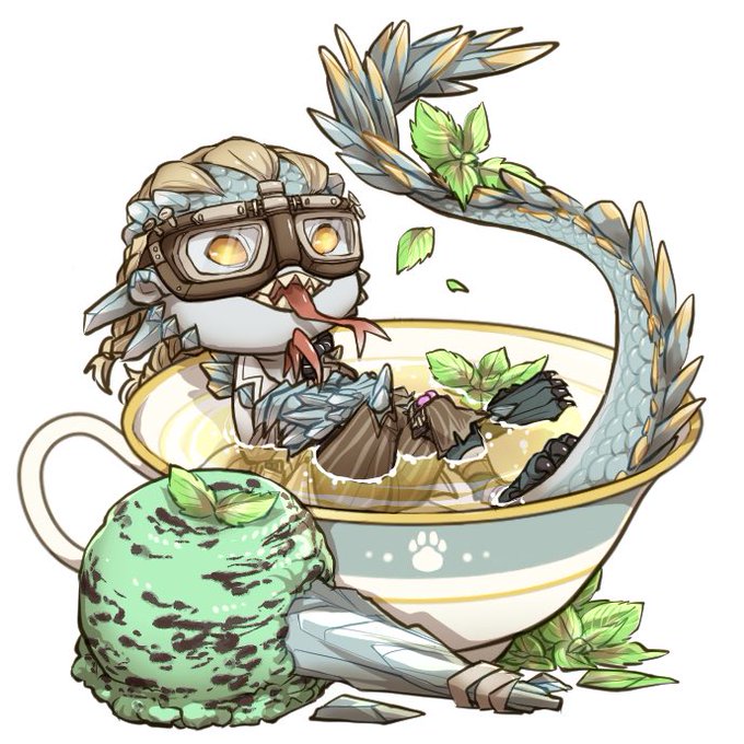 「open mouth teacup」 illustration images(Latest)