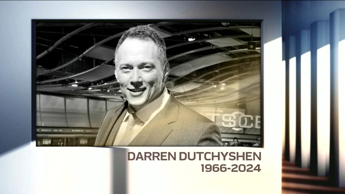 Our friend and teammate Darren Dutchyshen passed away Wednesday. We will be honouring Dutch over the coming days, as his closest friends & co-workers share stories about what made him truly one of a kind. Rod Smith on his remarkable career and life: tsn.ca/video/~2922987