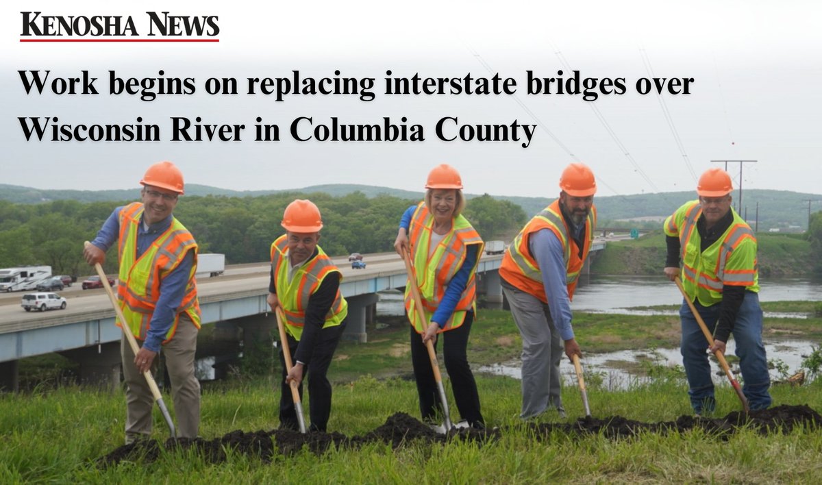 I’m proud to say we are getting the job done to replace outdated bridges in Columbia County so we can keep families safe, tourism booming, and our economy up and running — and to do it all, it will put Wisconsin to work!