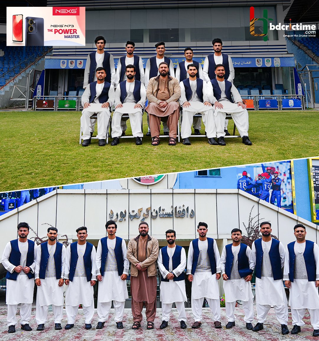 Afghanistan's official photoshoot ahead of the T20 World Cup 📸

#ICCT20WorldCup #Afghanistan #WaltonMobile