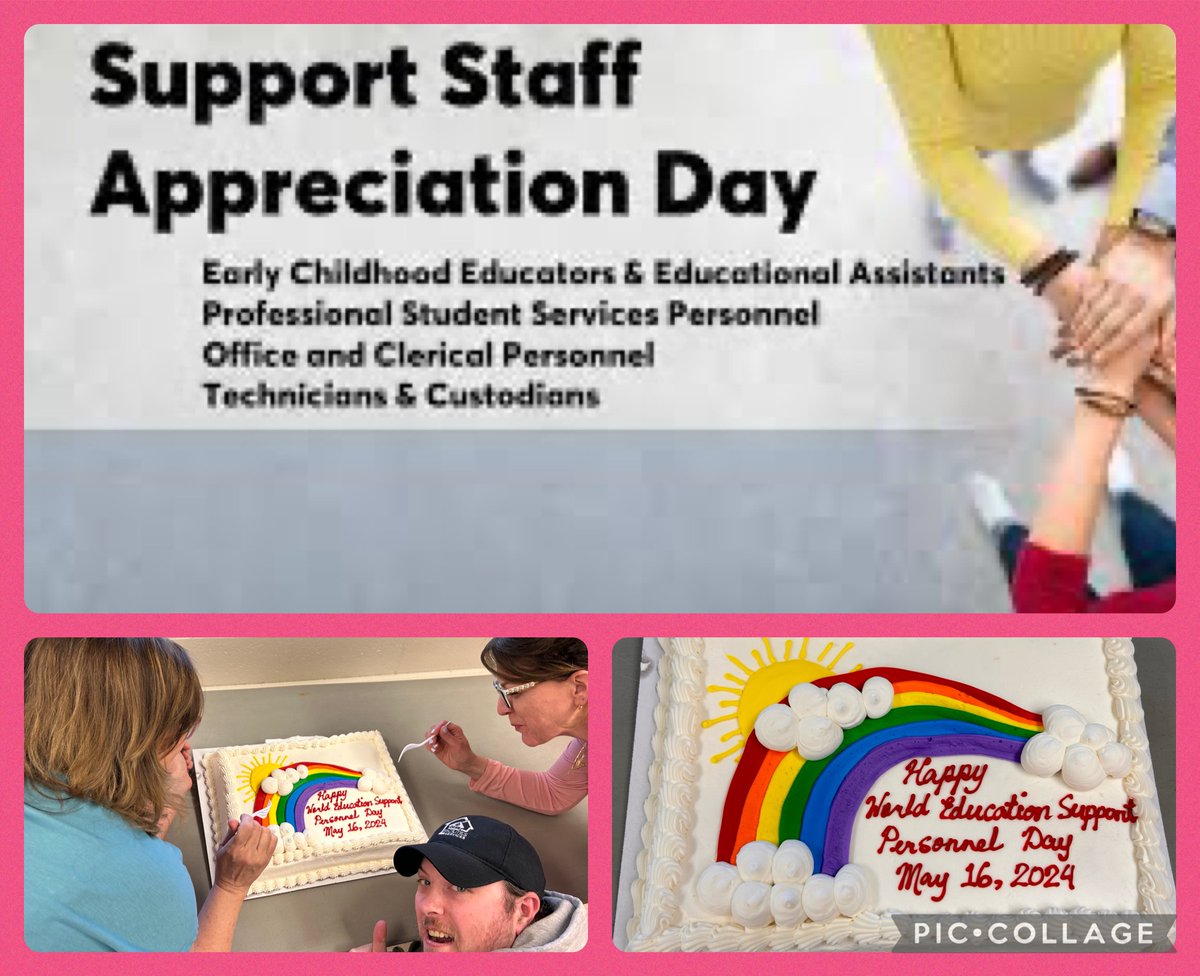 May 16, 2024 - Happy to recognize Support Staff Appreciation Day for our Professional Student Services Personnel, Office &amp; Clerical Personnel, and Technicians &amp; Custodians