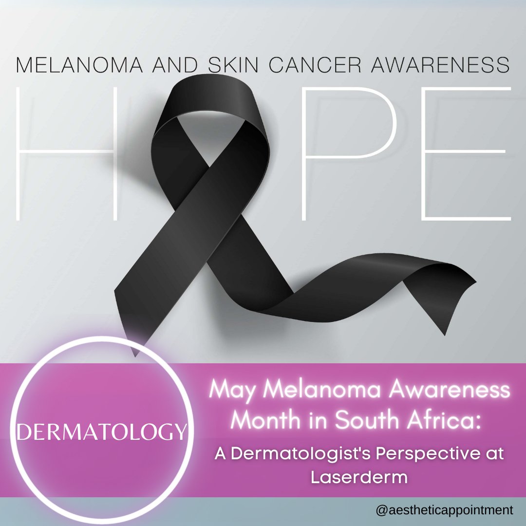 Prioritise your skin health: secure a consultation with Laserderm’s specialists this Melanoma Awareness Month:

aestheticappointment.co.za/2024/05/may-me…
 
#AestheticAppointment #Laserderm #Skincare #MelanomaAwarenessMonth #SkinCancer #SkinHealth #CancerPrevention  #Dermatoscopy #Moles #Lesions