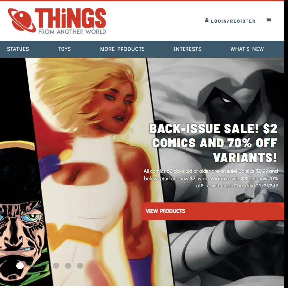 Just FYI @TFAW is doing one of their 70% off sales. All comics at least 60 days old are included. Including ratio variants. The ratio variants start on this page - shrsl.com/4j9vt All Star Wars comics included here - shrsl.com/4j9vy