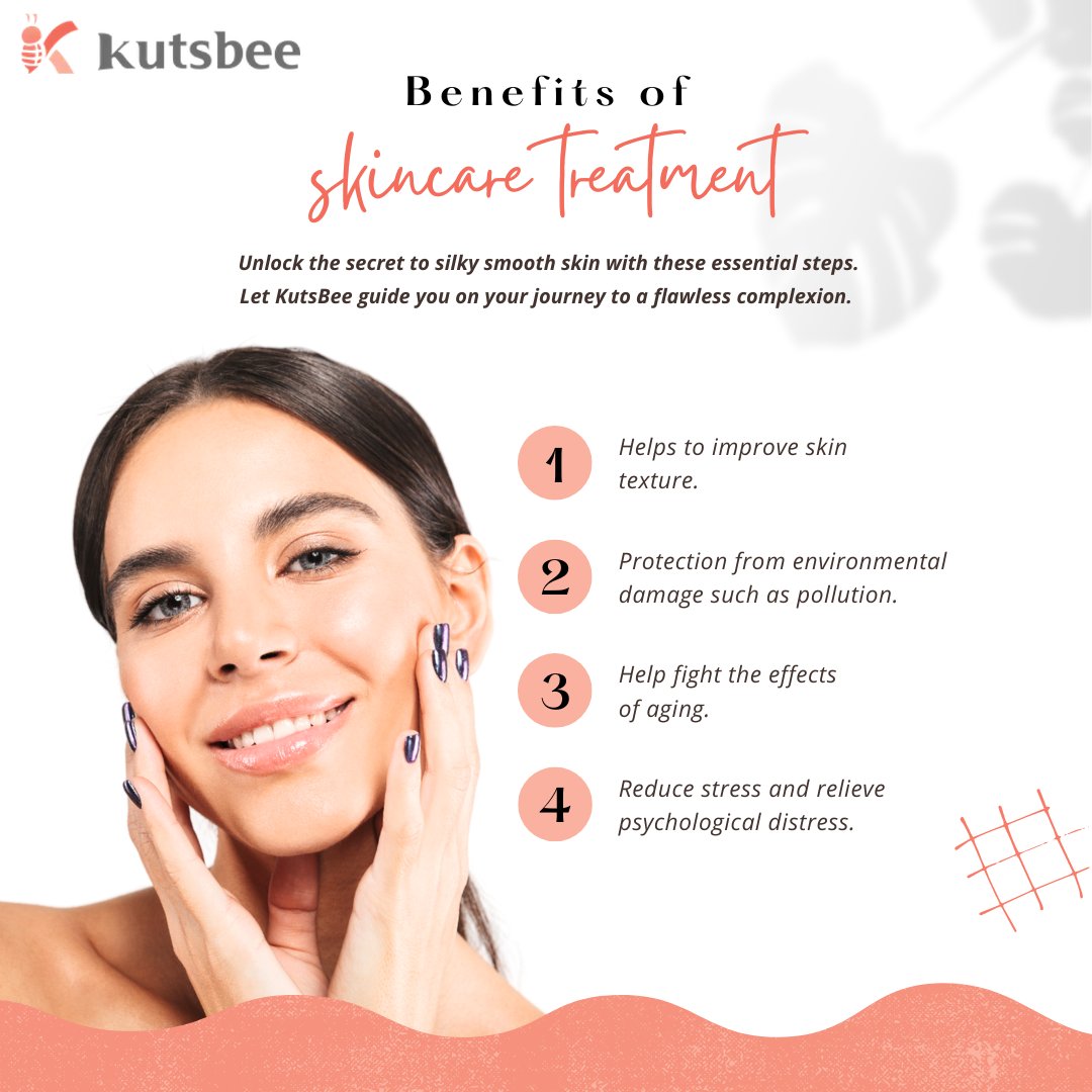 Unlock your skin's radiant potential with our rejuvenating skin treatments! ✨ Discover the ultimate pampering experience at KutsBee. #SkinTreatment #VisitNow #KutsBeeExperience #GlowingSkin #HealthyComplexion #BookNow 
Visit now: kutsbee.com