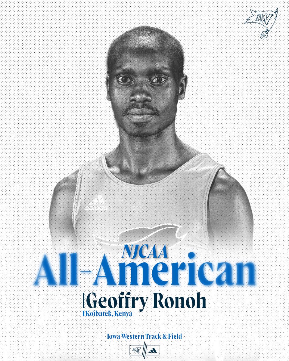 ALL-AMERICAN! @ReiverCC_TF’s Geoffry Ronoh finishes 2nd in the men’s 10,000m. #SailsUP