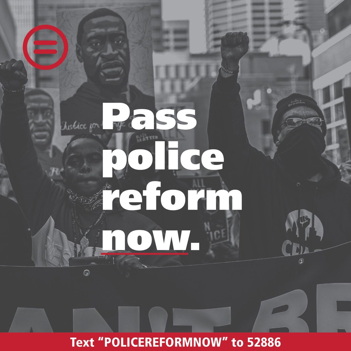 ⚠️ This month marks 4 years since #GeorgeFloyd was murdered by police & we still don’t have comprehensive federal law to prevent another similar tragedy. Urge Congress to act: p2a.co/yqVHeDz. #PoliceReformNow