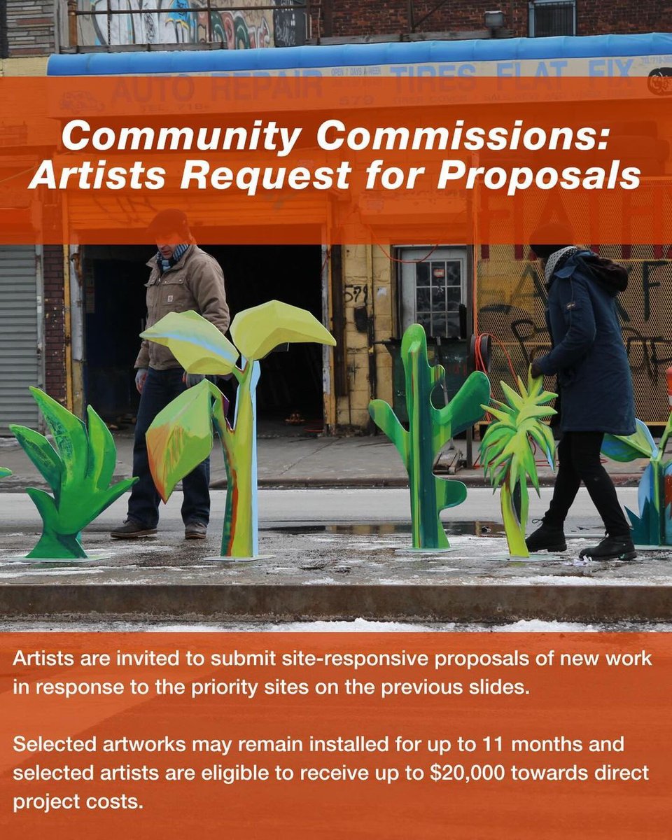 #Repost @NYC_DOT 📣 🎨Calling artists! You’re invited to submit a site-specific proposal for temporary public art in response to one of our selected sites – one in every borough! – through the Community Commissions: Artists Request for Proposals. nycdotart.submittable.com/submit