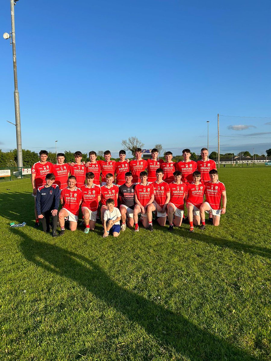 Well done to our minor team who defeated Rathvilly in the u18 league yesterday evening with impressive scoring of 4-21 to 0-2 🔴⚪️ @Carlow_GAA