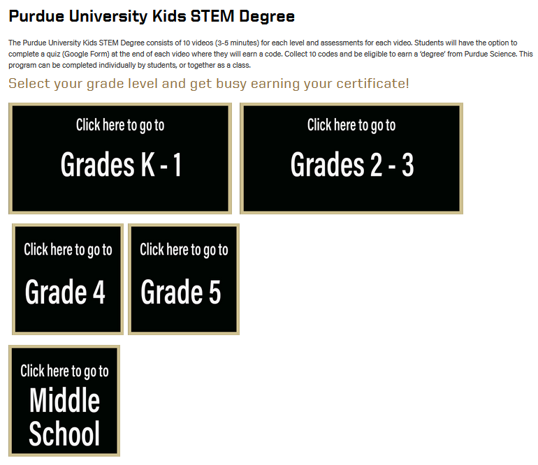 ⛏Dig into these cool #STEM videos for K-8 students from Purdue University's College of Science. 🎓BONUS: Students earn a STEM degree at the end! sbee.link/cj7y46dnkt #steam #stemchat #teachertwitter