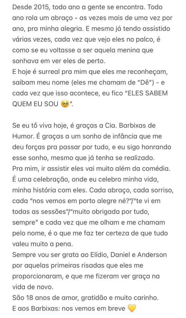 b4rbixando's tweet photo. 16 de maio.
Um dos dias mais especiais do meu ano.

18 anos de @barbixas na minha vida. 
18 anos que eles me salvaram.

Sempre que eu lembro de toda essa história, tenho certeza se que tudo valeu a pena.

Obrigada por tudo ao longo desses anos, eu amo vocês 🤍 https://t.co/fPFlbdWKQS