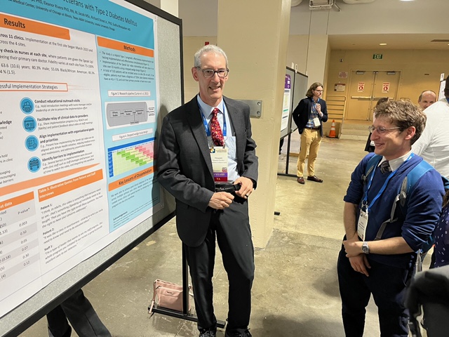 Another poster from the kickoff session of @SocietyGIM #SGIM24 with Howard Gordon sharing how the SpeakUp! video program, which is designed to help Vets prepare for annual wellness visits.