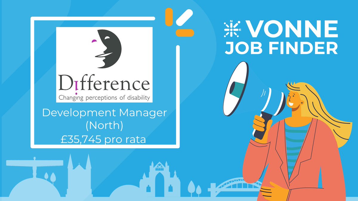 Last chance to apply- don't miss out on this fantastic opportunity! Development Manager (North), @differencenorth , £36K pro rata vonne.org.uk/vonne-jobs-det… #CharityJobs #NorthEastJobs #TynesideJobs