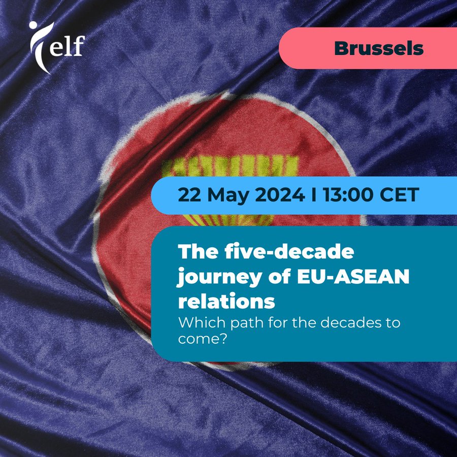 Join @EurLiberalForum for a dynamic discussion on EU-ASEAN cooperation on May 22!🌍 Explore how collaboration between these regions is vital for addressing global challenges like climate change, trade, security and more. Check the event details here: tinyurl.com/bdwkzr7k