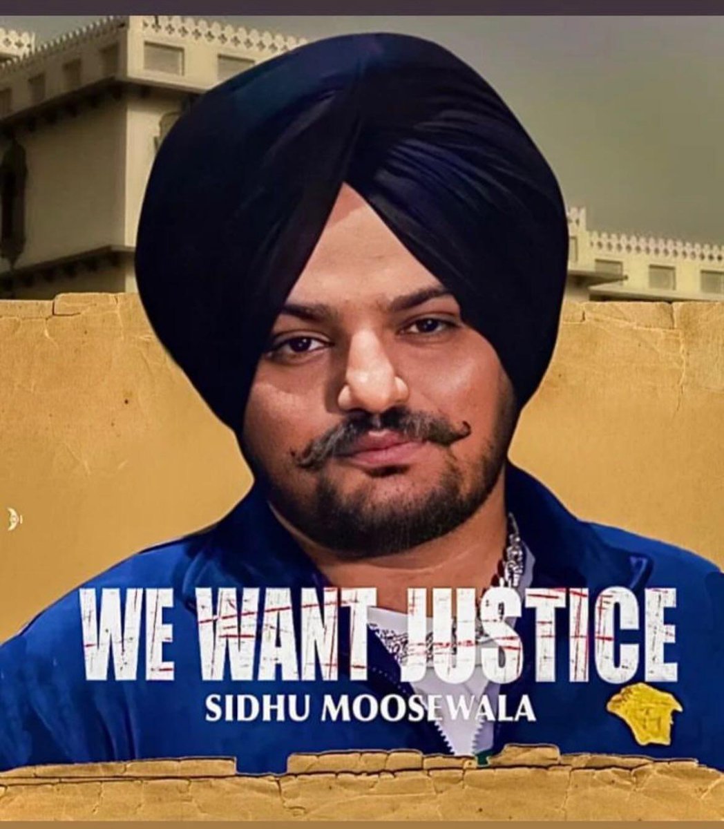 #SidhuMooseWala 
#JusticeForSidhuMooseWala
Jaddo Tak Insaaf Ni Deoge Tussi Sidhu Veere Da?? Tad Tak Pichaa Ni Chaddenga Assi Tuhada !! Yaad Rakho Sarkaare?? Bhule Ni Hai Lad Re Aa Tae Ladange Sidhu Veere Da Insaaf Layii @AAPPunjab @BhagwantMann ?