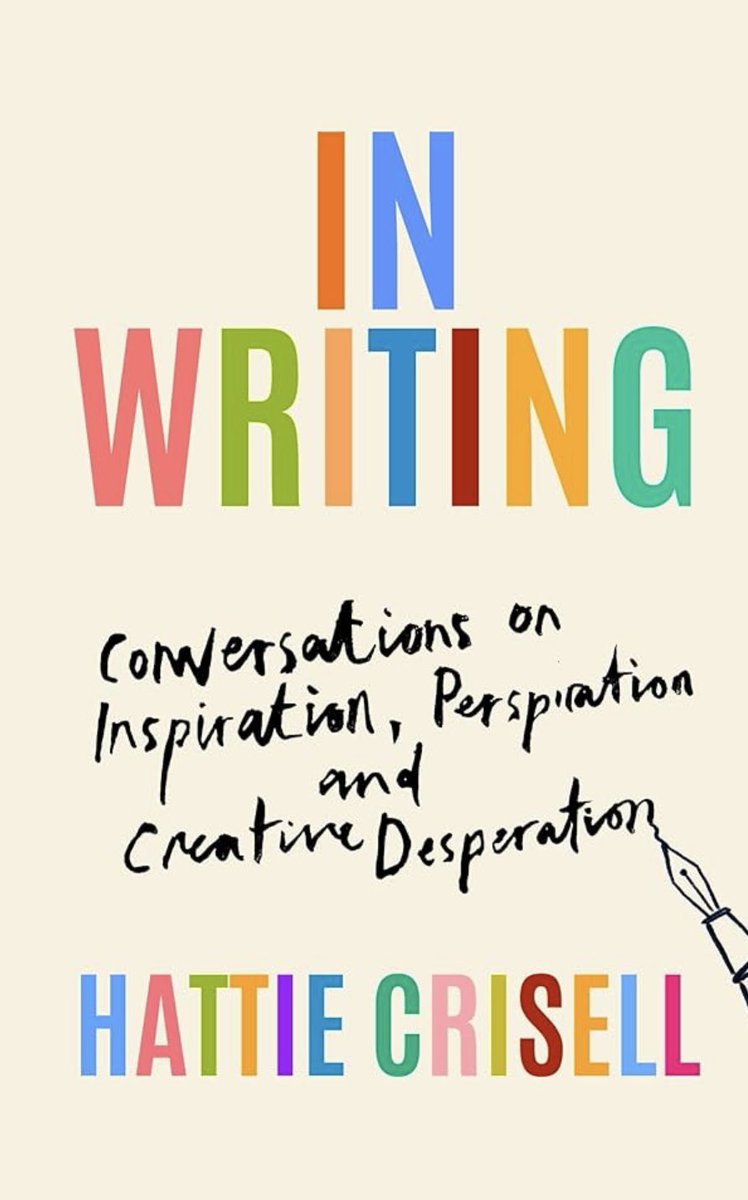 For lots of reasons I’ve been struggling with my writing mojo lately. So when @hattiehattie asked if I would read a proof of In Writing I almost bit her hand off in my eagerness. It did not disappoint. I’ve written more this while reading it than in months. ITS SO GOOD (out Nov)