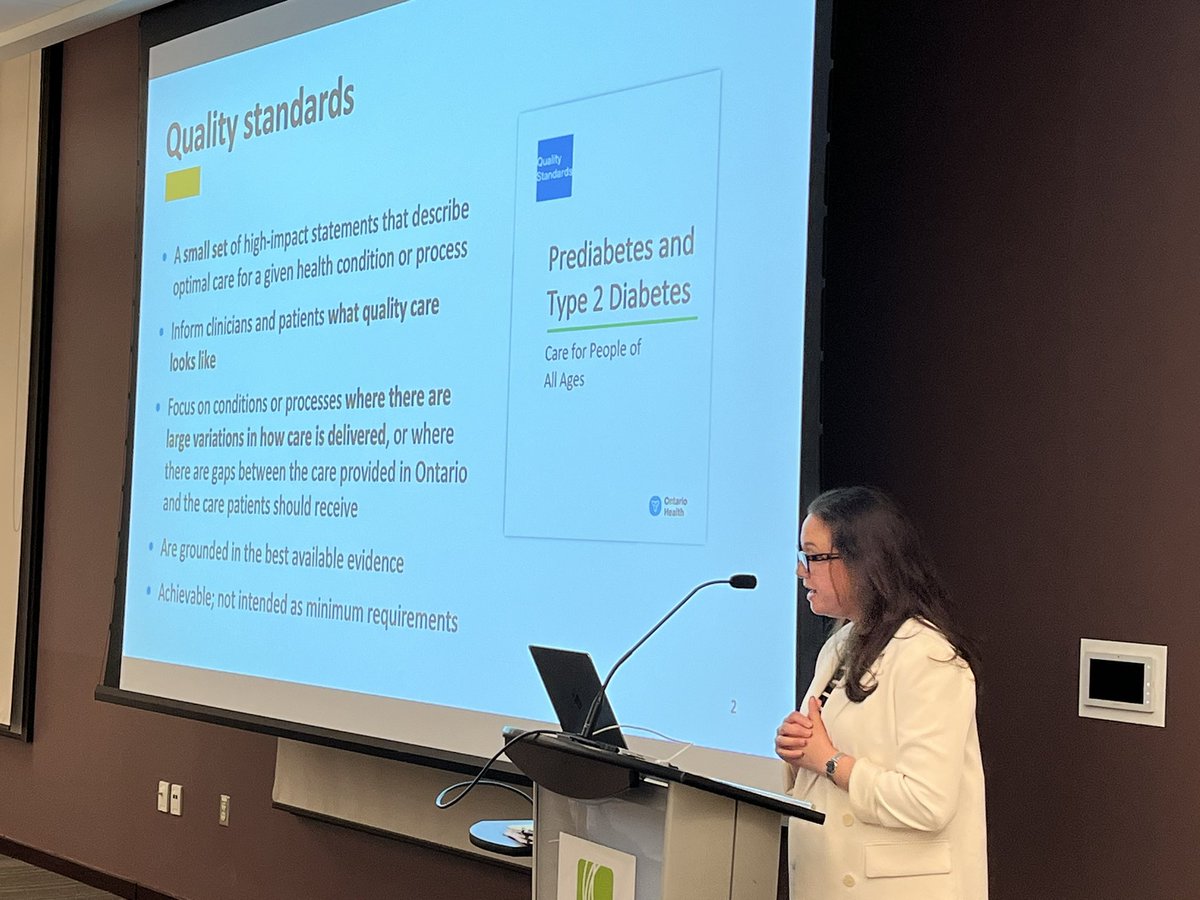 Dr @NadineLaraya gives us an overview of the @OntarioHealthOH Quality Standard program hqontario.ca/Evidence-to-Im…