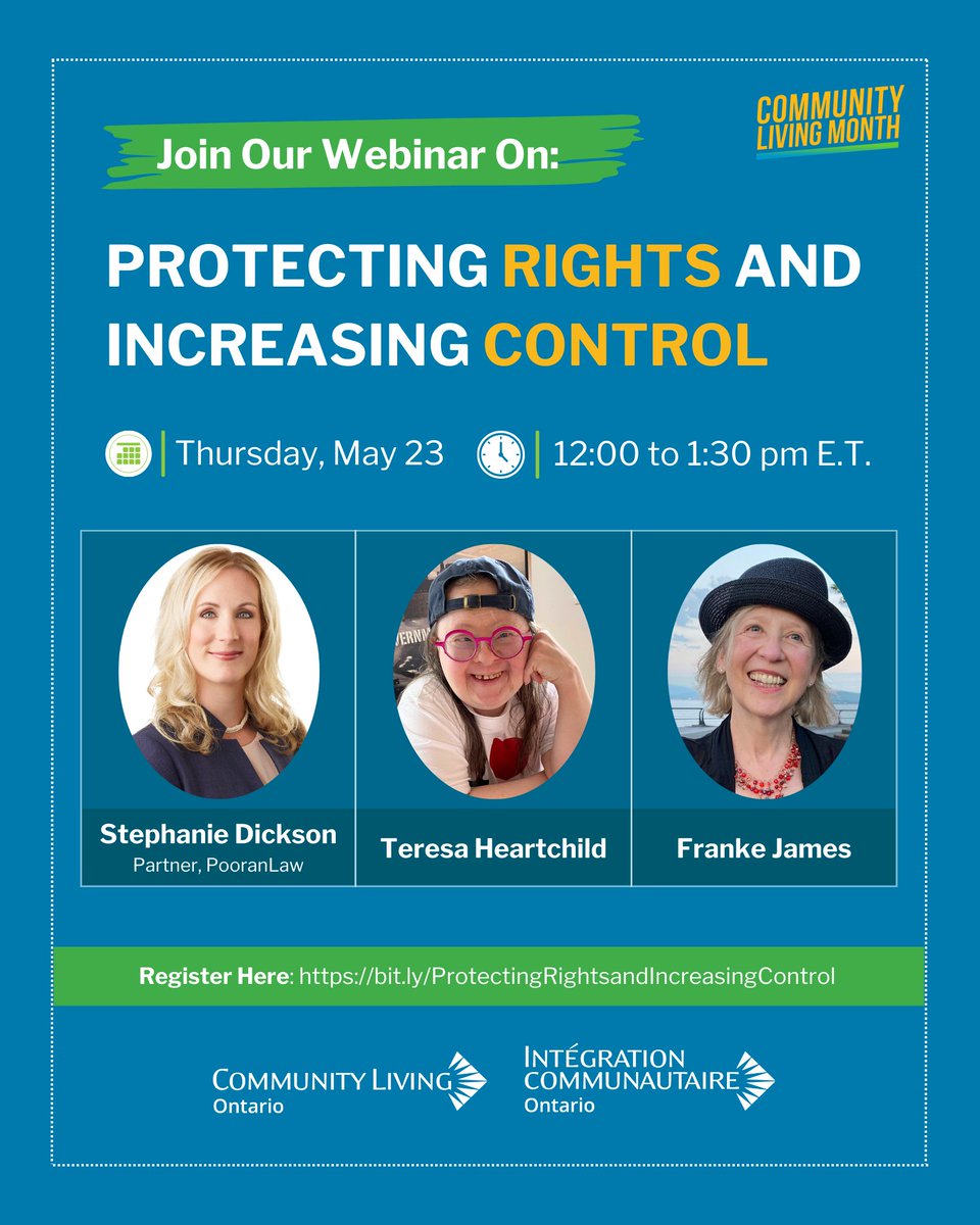 On May 23rd from noon to 1:30 p.m. ET, join us to learn how agency staff, family members, and others can increase choice and control among people they support, and protect people’s right to make decisions about their lives. Register here: bit.ly/ProtectingRigh…