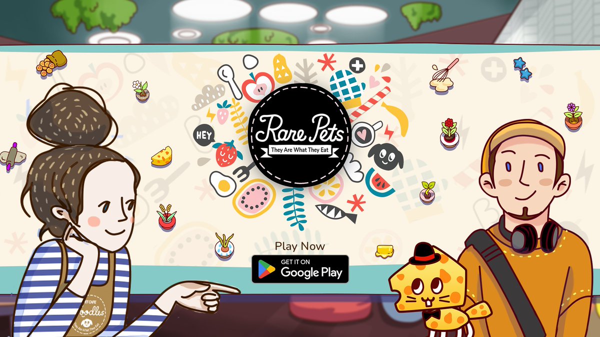 📲 Dive into the enchanting world of @Rarepetsgame on Google Play today! 🌟 Embark on merging adventures, design your dream café, and collect adorable pets! 🐾✨ #RarePets