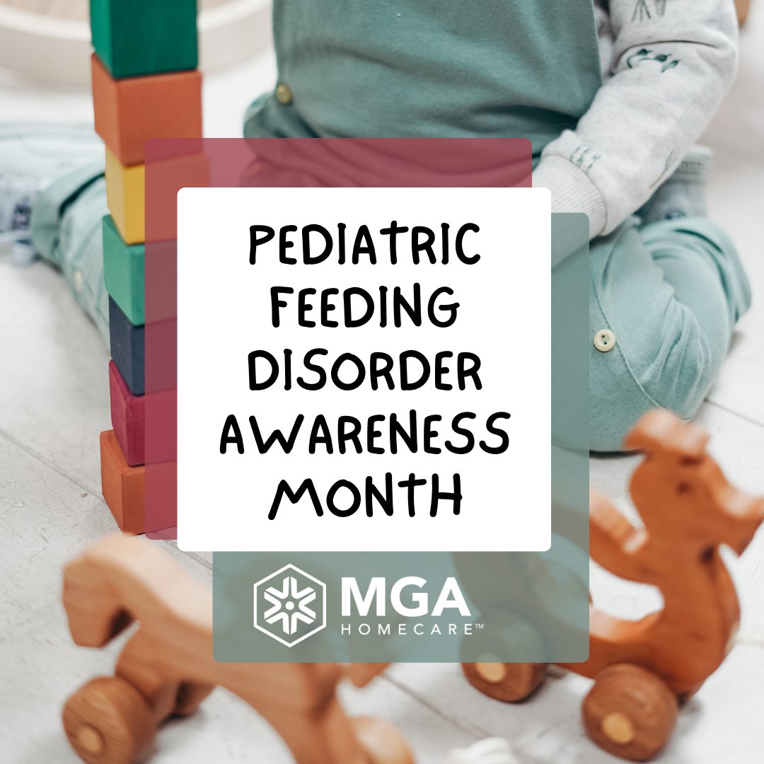 MGAHomeHealth's tweet image. May is Pediatric Feeding Disorder Awareness Month. At MGA Homecare, we stand with children and families facing these challenges. Let&apos;s raise awareness and offer support to help them thrive. #PediatricFeedingDisorderAwareness #SupportForKids