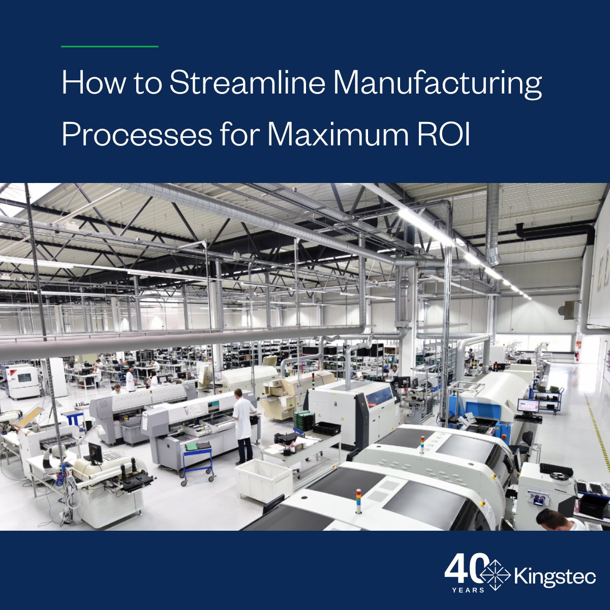 Kingstec_Tech's tweet image. Optimizing and streamlining your manufacturing process can ensure the highest level of productivity and profit. Find out how leading companies are implementing efficient, cost-effective manufacturing processes.

bit.ly/44n1NoE 

#kingstec #kingstectechnologies
