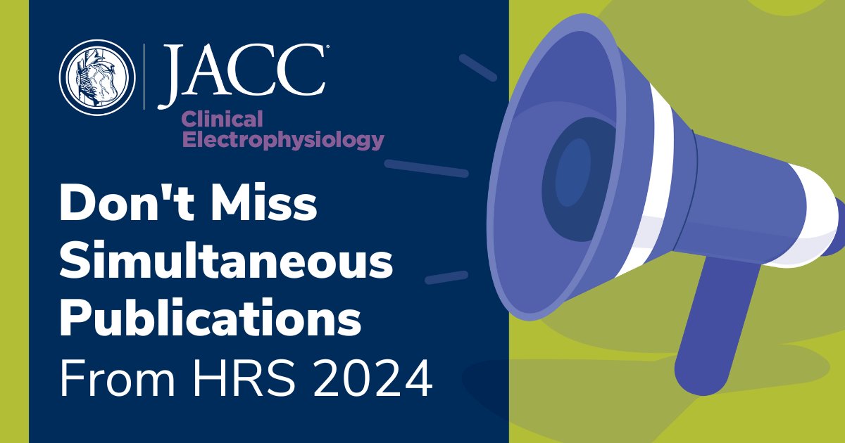 Browse exciting clinical research from #JACCCEP & #JACC, published to coincide with presentations during #HRS2024: bit.ly/3K4xda2 #CardioTwitter #CardioX #Cardiology @HRSonline @shivkumarmd @hmkyale