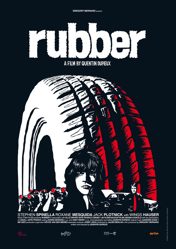 Rubber (2010) - Rubber, O Pneu Assassino
Direção: Quentin Dupieux/Mr. Oizo
Gênero: Terrir (Terror/Comédia)
Duração: 01h:18m

drive.google.com/drive/folders/…