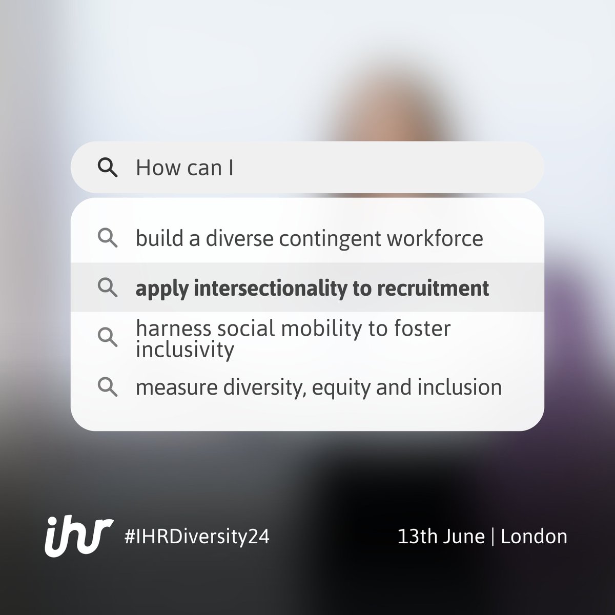 On 13th of June at our Diversity, Equity & Inclusion Conference, you'll find the answers to these questions and more. With just three weeks to go, time's running out to secure your seat at #IHRDiversity24. Register today: hubs.li/Q02s-SzL0