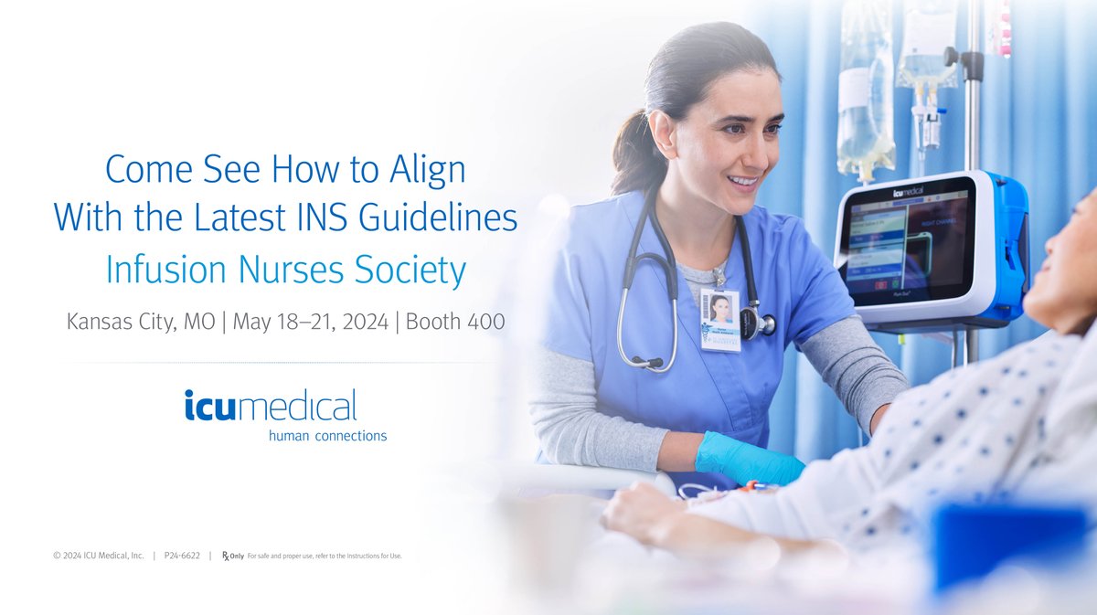 ICU Medical, Inc. (@icu_medical) on Twitter photo The new INS guidelines are here, and so is the latest infusion technology that can help you align with them. Visit ICU Medical in booth 400 at INS 2024 to learn more. May 18–21, 2024. <a href="/ins1org/">InfusionNursesSoc HQ</a> The new INS guidelines are here, and so is the latest infusion technology that can help you align with them. Visit ICU Medical in booth 400 at INS 2024 to learn more. May 18–21, 2024. <a href="/ins1org/">InfusionNursesSoc HQ</a>