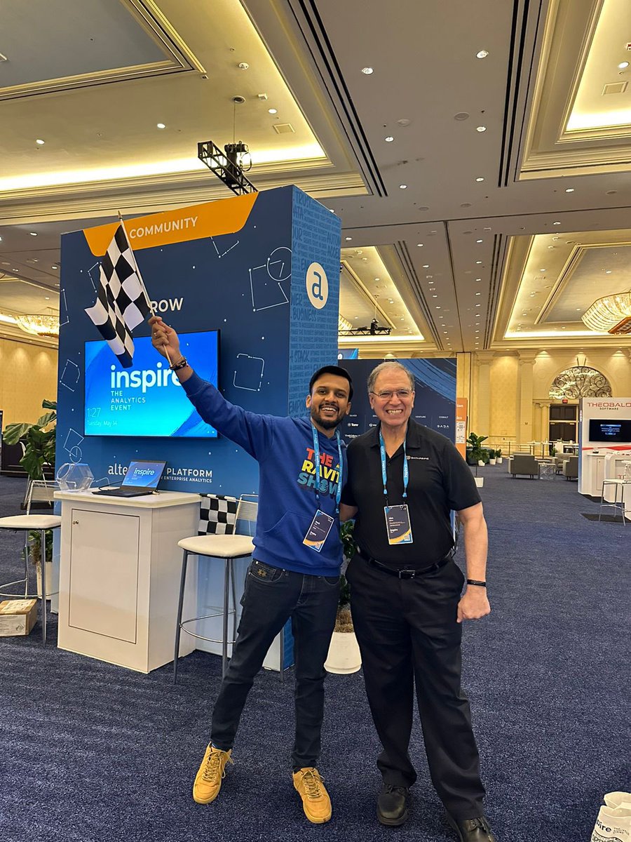 KirkDBorne's tweet image. #AlteryxInfluencer #Analytics4All 

#AlteryxInspire Day 1 is done, and Day 2 is about to begin. 

Here are some highlights from Day 1 by @alteryx =&amp;gt; Alteryx Celebrates Exceptional Customers &amp;amp; Partners Driving Analytics for All: prnewswire.com/news-releases/…

Photo of me with @RavitJain…