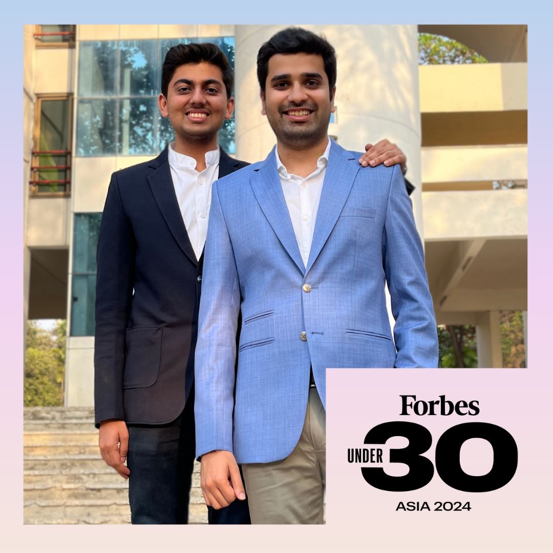 #ForbesUnder30🥳 Woke up to incredible news! @lodha_pratik & I made it to @forbesasia Class of 2024 (Unfortunately @ianuragit couldn't make it by a few months) Building @neodocs has been simply phenomenal. Thanks to the entire Neodocs family. Now, back to making a difference!