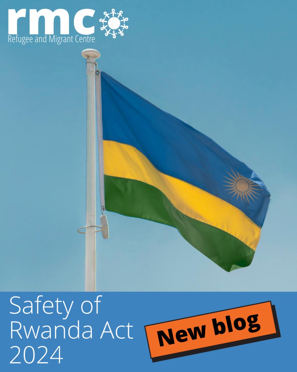 We are seeing growing numbers coming to our drop in with questions and concerns around the recent passing of the Safety of #Rwanda Act.  Out new blog outlines the key details around this Act, who it impacts and what people can do if they are affected.  rmcentre.org.uk/safety-of-rwan…