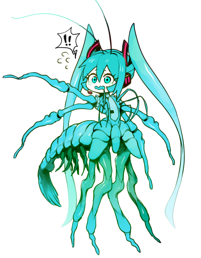 初音ミク 「Today you get Hatsune Shrimpu 」|Dizzyspellsのイラスト