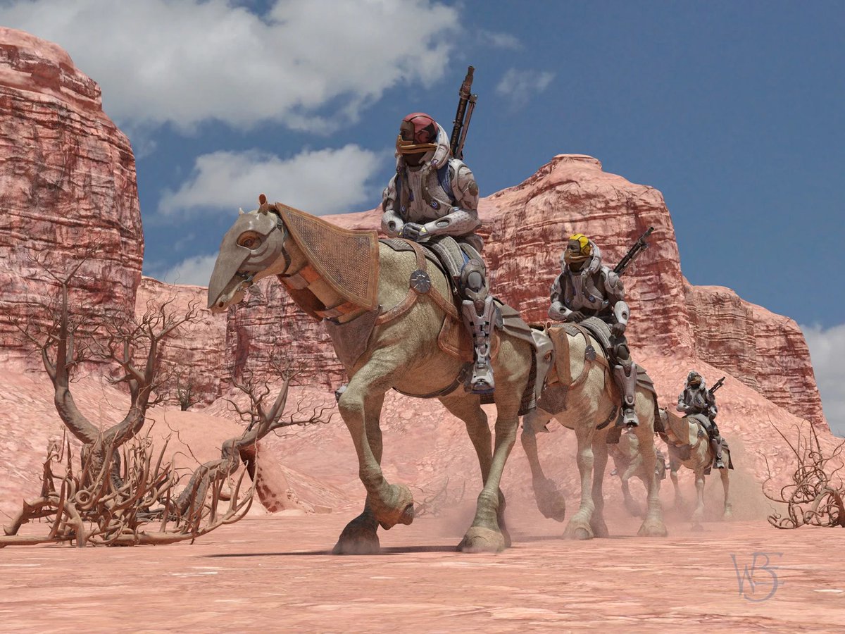 'Patrolling the Barrens' by Steelrazer 🐎 Made with #DazStudio & Photoshop Elements
